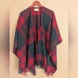 James Pringle Weavers Tartan Plaid Wool Shawl